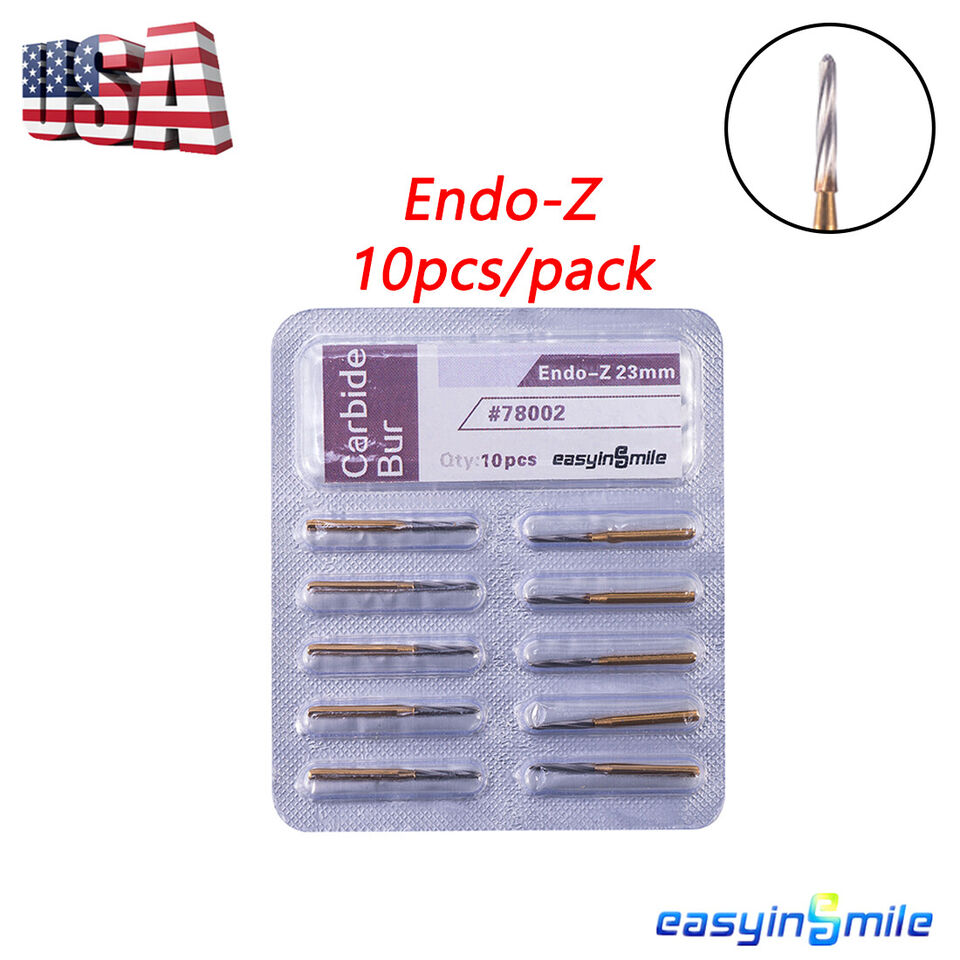 Dental Endo-Z Tungsten Carbide Endodontic drill FG Bur Surgical Cutter Bur 10pcs