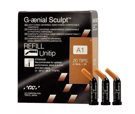 G-aenial Sculpt Universal Composite 20/ Unitip Refill GC America -EXP:2020-10