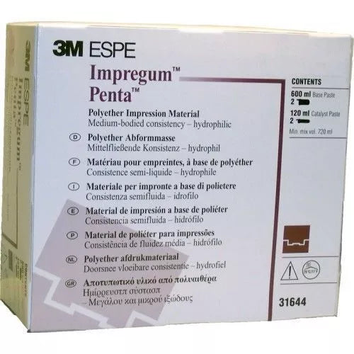 3M ESPE Impregum Penta Medium Bodied Impression Material Base+Catalyst+MixingTip