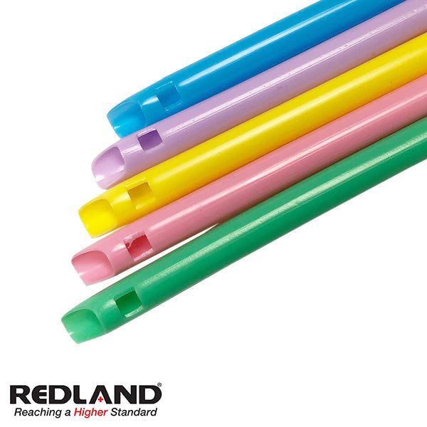 Redland 6" Vented Oral Evacuation HVE Tips (Assorted Colors)