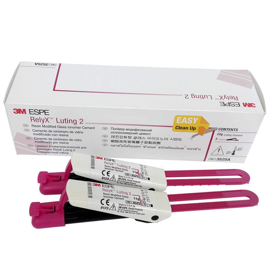 3M RelyX Luting 2 Clicker Refill - Resin-Modified Glass Ionomer Cement (2x 11gm Clickers)
