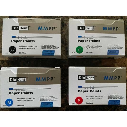 DiaDent Milimeter Marked Paper Points 200/box