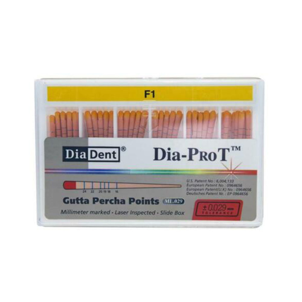 DiaDent Tapered Dia-PRO T Gutta Percha Points ML.029 60/Box