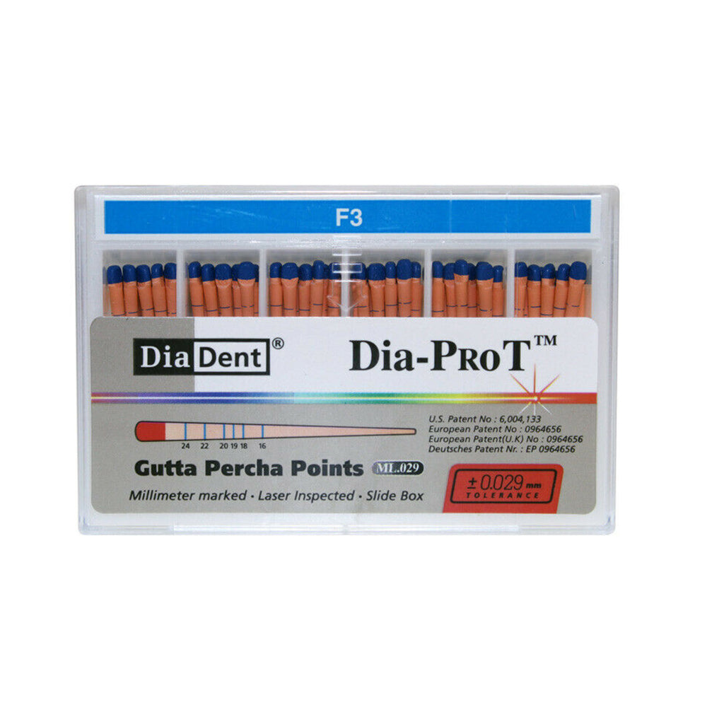 DiaDent Tapered Dia-PRO T Gutta Percha Points ML.029 60/Box