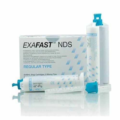 GC Exafast NDS Regular VPS Impression Material 4x48mL Cartridge + 12Tips