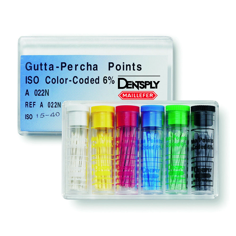 Dentsply Maillefer Endodontic Gutta Percha Point 300/pack Obturation