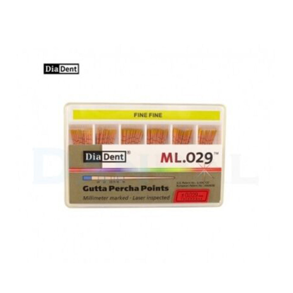 DiaDent Milimeter Marked Lasered ML.029 Gutta Percha Points