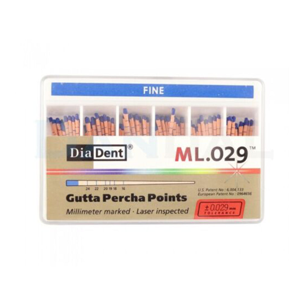 DiaDent Milimeter Marked Lasered ML.029 Gutta Percha Points