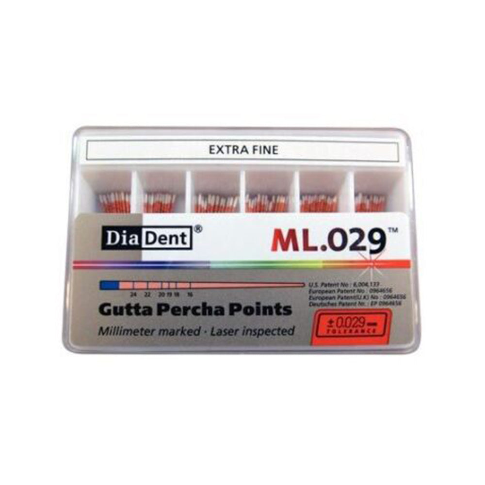 DiaDent Milimeter Marked Lasered ML.029 Gutta Percha Points