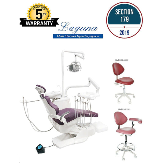 TPC Dental Laguna 2x Chair PACKAGE With Dr and Assistant stools