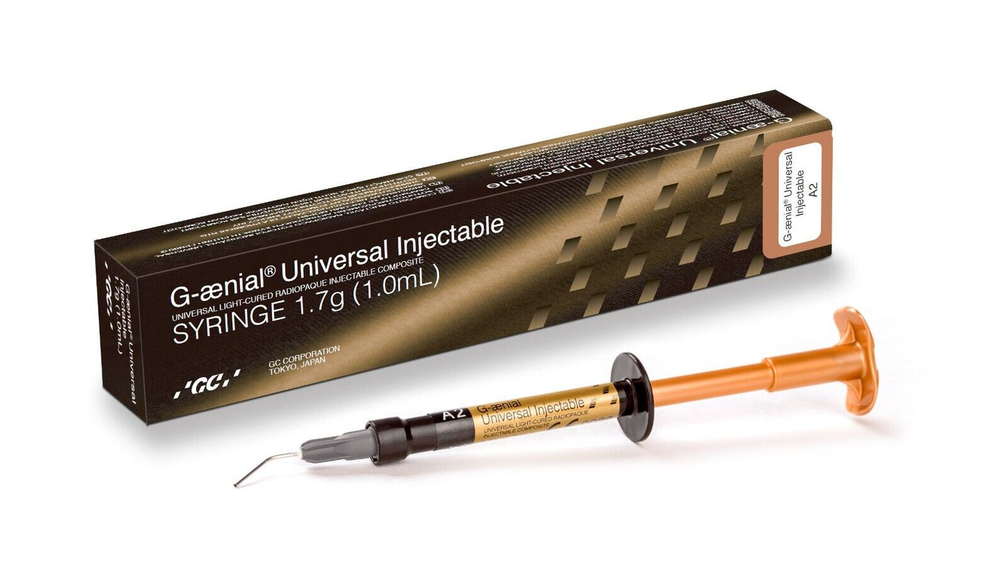 GC America G-aenial Universal Injectable Syringe 1.7g + Tips All Shades