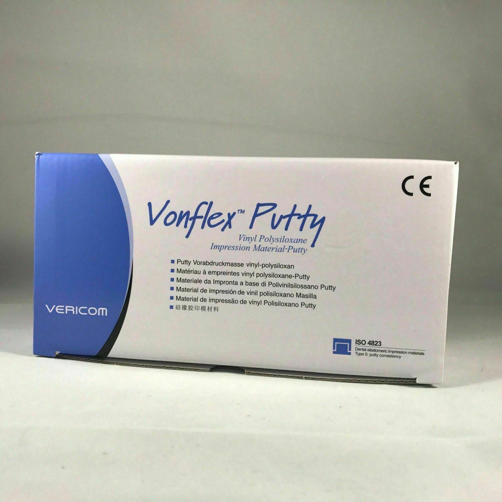 2x VERICOM Vonflex Vinyl Polysiloxane Impression Material Putty Base ...