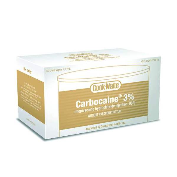 Carbocaine 3% Plain Cooke-Waite