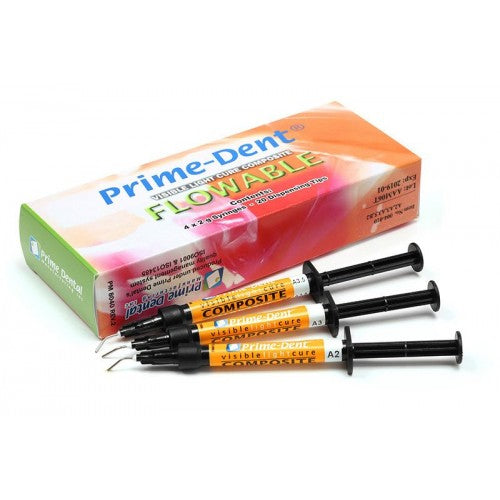 Prime-Dent Flowable Light Cure Dental Composite Kit - A2