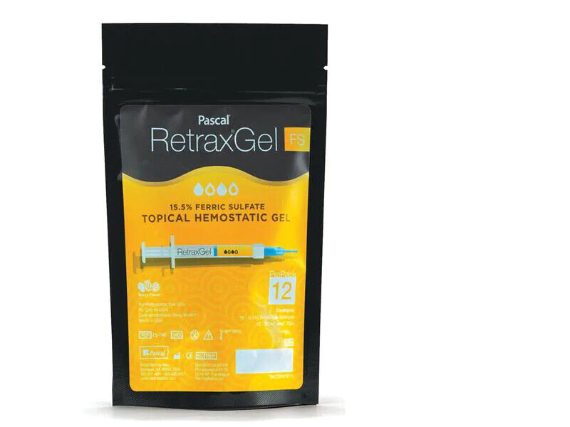 Pascal Dental Retrax® Gel AS Hemostatic Gel 15.5% Ferric Sulphate 4-12 Syringes