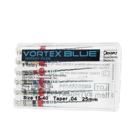 Dentsply Tulsa Vortex Blue Taper Rotary File