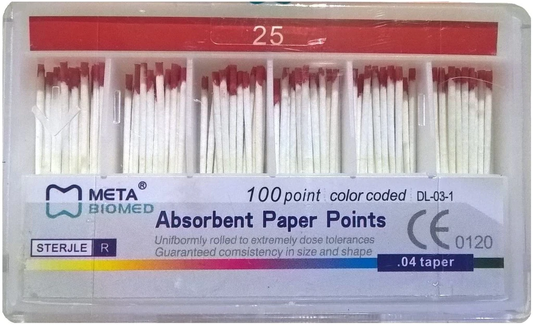 Meta Biomed Sterile Paper Points .04 Special Taper (10 x 100pk)