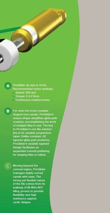 Dentsply ProGlider Rotary Glide Path Files Endodontic Files