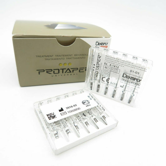 Dentsply ProTaper Universal Rotary Retreatment Files Assorted D1-D3 Endodontic (6/pk)