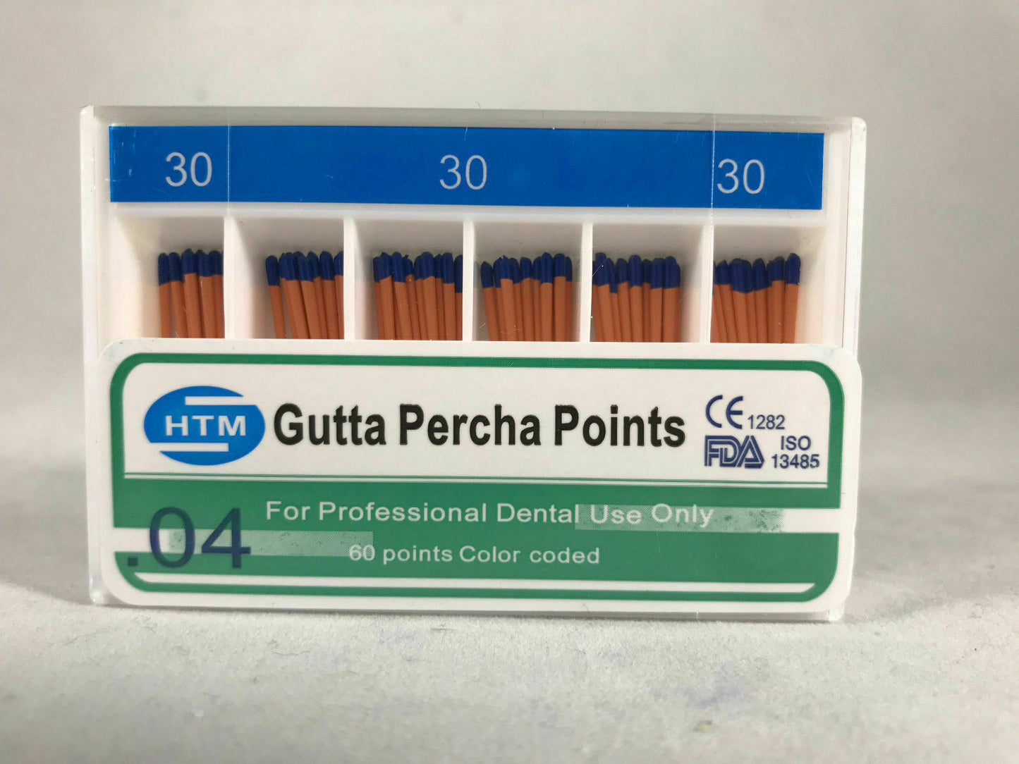 HTM Gutta Percha Points Specially Tapered .04 300 GP points