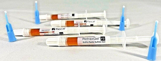 Pascal Dental Retrax® Gel AS Hemostatic Gel 15.5% Ferric Sulphate 4-12 Syringes