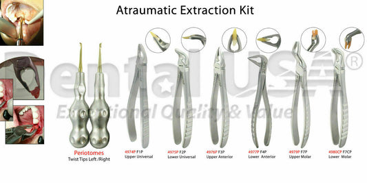 DENTAL USA Atraumatic Extraction Kit Apex Dentistry Implant Model