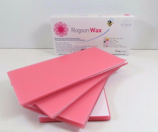 MDC Rogson, Base Plate, Set Up & All Purpose 6" x 3" Hard Pink Wax 1lb.
