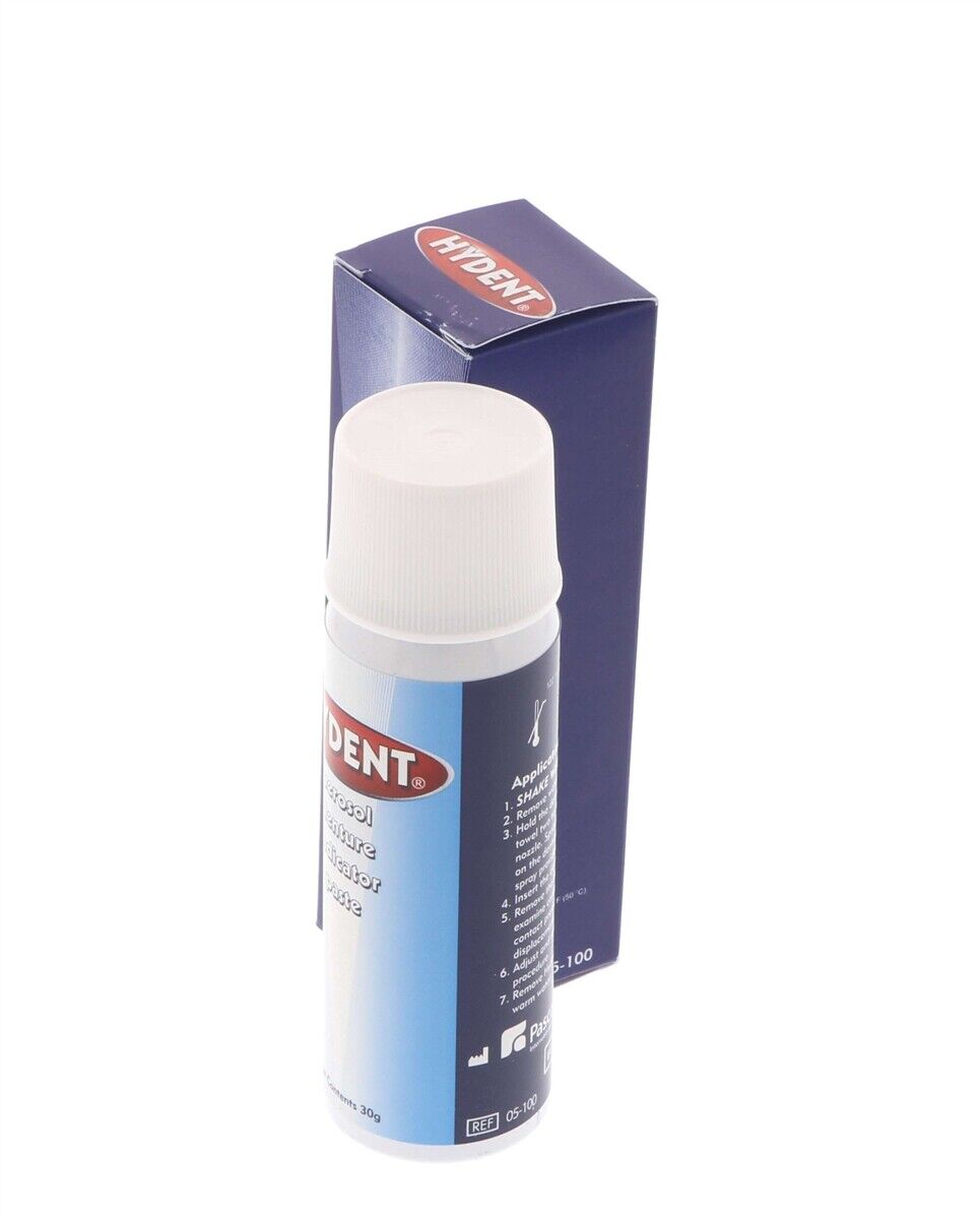 Pascal Dental HYDENT Denture Aerosol Indicator Spray 30gm Fresh Mint Flavor