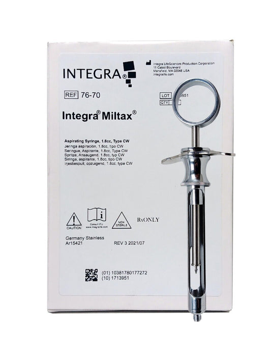 Integra Miltex - Cook Waite style Aspirating and syringes 1.8 cc #76-70