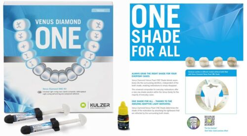 Kulzer VENUS DIAMOND ONE Shade 2x 4g SYRINGE + 1x 4mL iBond bottle