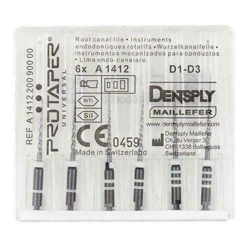 Dentsply Rotary ProTaper Universal Engine NiTi Files 25 mm SX-F3 Endodontic