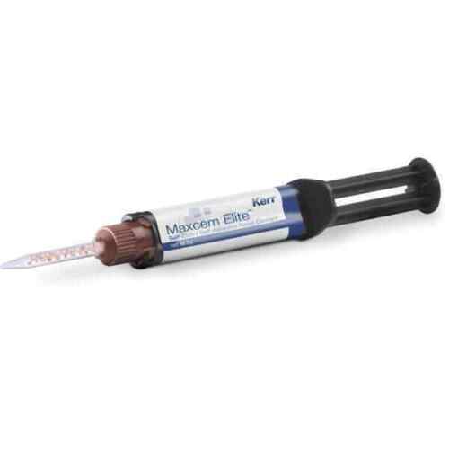 Kerr Maxcem Elite Self-Etch Resin Cement Dental Clear 5gm Syringe
