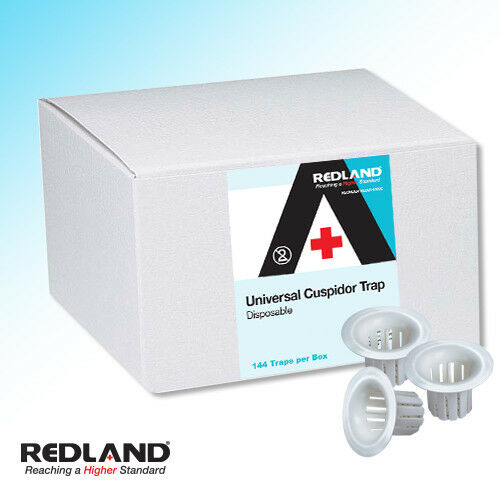 REDLAND Universal Cuspidor Trap Disposable 144 Traps/Box