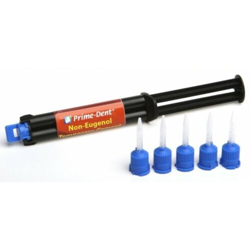 Prime-Dent Dental Non-Eugenol Automix Temporary Cement 1x 6g Syringe
