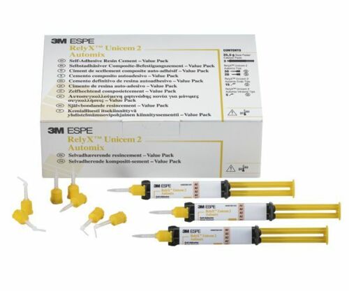 3M ESPE RelyX U200 Automix A2 Shade Syringe Universal, 3 x 8.5 gm Value pack