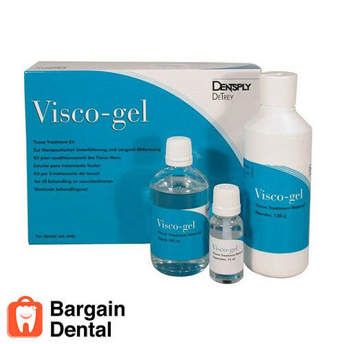 DENTSPLY Visco-gel Temporary Soft Denture Liner Powder Liquid -61605002