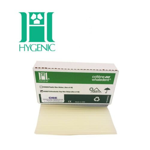 Coltene Hygenic Specialty Waxes Ortho Tray Wax Strips 48/ Box H00827 USA