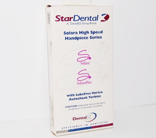 STAR DENTAL Solara Fiber Optic High-Speed Handpiece Series Lube Free