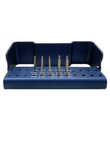 26 Holes Dental Disinfection Burs Holder Station, Bur Block Organizer with Cover