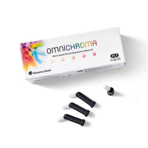 6x Tokuyama Omnichroma 1 Shade Resin Based Rest. 0.2gm x 20 PLT Get 2 Free!!