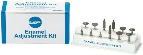 Shofu Enamel Adjustment Kit – 12 pc. Classic Plastic Contra Angle Kit