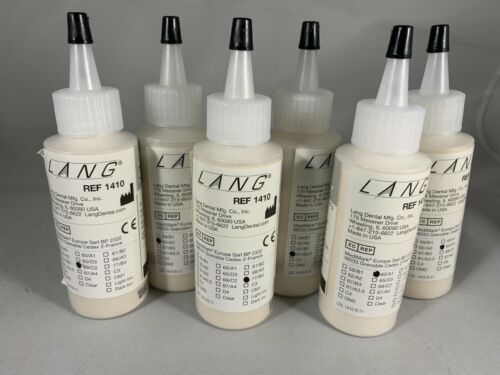 Lang Jet Tooth Shade (6/1 Kit) Fast Curing C&B Acrylic Resin Powder & Liquid