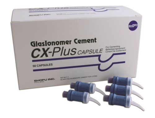 SHOFU CX-Plus GlasIonomer Cement 50 Capsules/Pack