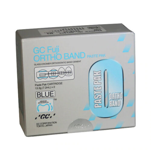 GC Fuji Ortho Band Glass Ionomer ORTHO Cement Paste Pak Cartridge BLUE