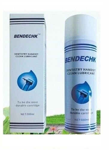 BENDECHK Clean Lubricant Handpiece Spray 550mL for KAVO, Clean Lubricant Handpiece W/ NOZZLE