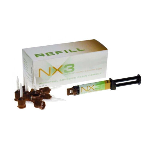 Kerr NX3 Nexus 3rd Gen Universal Adhesive Resin Cement Dual Cure Syringe CLEAR