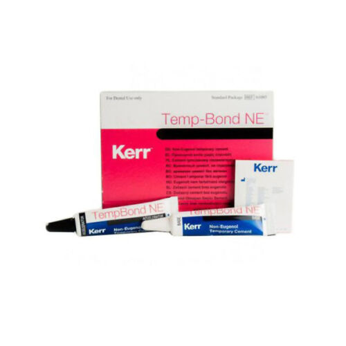 Kerr TEMP-BOND NE Temporary Cement Plastic Tubes Standard Package 65gm