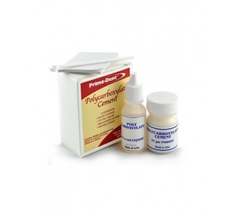 PRIME-DENT Dental Polycarboxylate Luting Cement for Crowns Bridges Self Cure